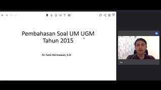 Pembahasan soal Kimia UTULUM UGM 2015 Part 1 [upl. by Gard]