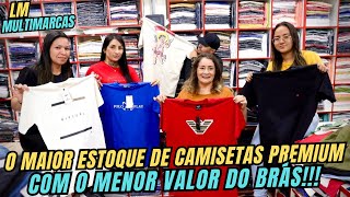 🔥 FORNECEDORA DE CAMISETAS PREMIUM COM MILHARES DE MODELOS EXCLUSIVOS COM PREÇO BAIXO brás moda [upl. by Ayenet146]