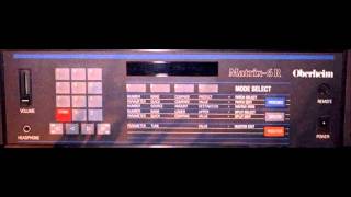 Oberheim Matrix6R User Presets [upl. by Oap]