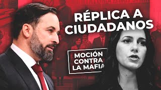 Réplica de Santiago Abascal a Ciudadanos en la moción de censura [upl. by Friedrich]