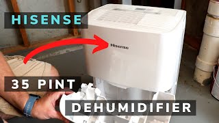 How to Setup Hisense 35Pint Dehumidifier [upl. by Hyams]