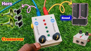 Crossover 12 😍 How To Make 2 Way Crossover  How To Make Bluetooth Device  How to make Dj mixer [upl. by Manda256]