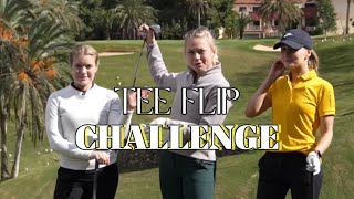 Tee Flip Challenge in Marbella  WILL WE MAKE A BIRDIE [upl. by Chiles831]