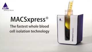 Introducing Faster Cell Isolation from Whole Blood MACSxpress Technology [upl. by Ardnuassac]