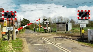 Great Moulton Level Crossing Norfolk [upl. by Lamag787]