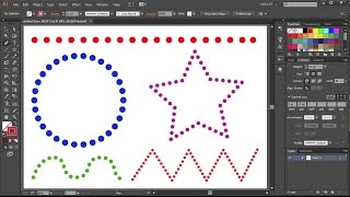 How to Make Dotted Lines in Adobe Illustrator [upl. by Lecia16]