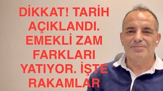 SON DAKİKA TARİHLER AÇIKLANDI EMEKLİYE ZAM FARKLARI YATIYOR İŞTE YENİ MAAŞLAR [upl. by Imena]