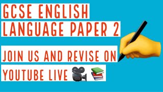 GCSE English Language Final LIVE Revision‼️ [upl. by Berne708]