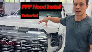 How a Professional Installs PPF on a Hood [upl. by Lainad]