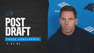 Panthers Day 3 draft press conference [upl. by Ytsirhc]