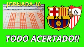 Pronósticos de la quiniela de hoy  Jornada 16 Análisis y pronósticos [upl. by Handal]