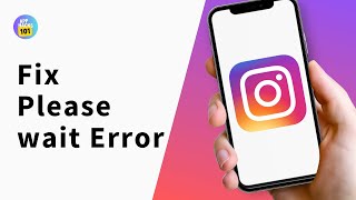 How to Fix Please Wait a few minutes before you can try again error on Instagram [upl. by Dionne]