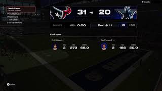 Texans vs Cowboys [upl. by Eckel230]