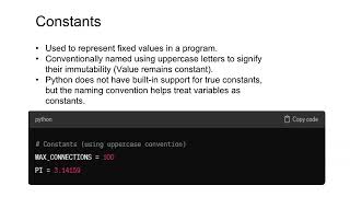 Python Fundamentals [upl. by Gillespie]