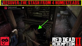 Red Dead Redemption 2 BREAKING AND ENTERING Trophy  Achievement Guide  Stash from Homesteads [upl. by Sanford]