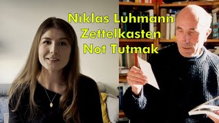 Not Tutmak Luhmann ve Zettelkasten Metodu [upl. by Carnes669]