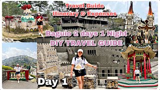 BAGUIO CITY tour Day 1DIY 2days and 1 night Travel GuideITINERARY amp EXPENSES  Irene Nicer [upl. by Boris]