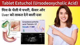 Ursodeoxycholic acid tablets ip 300 mg  Estuchol 300 in hindi  Ursocol 300 tablet side effects [upl. by Fredia776]