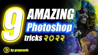 9 Amazing Photoshop tricks and Tutorial 2022 [upl. by Pritchard766]