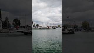 🚢 Dampfschiff Hohentwiel Romanshorn Lake Bodensee 🚢 travel Bodensee travelvlog [upl. by Marou]