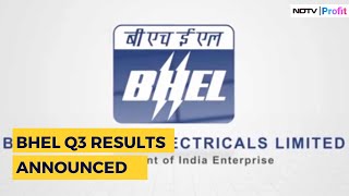 BHEL Q3 Results 2024 Net Loss Of Rs 1488 Crores EBITDA Loss At Rs 62 Crores [upl. by Fernando]