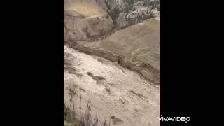 Chilcotin River Fully Breached  Aerial View [upl. by Dickson]