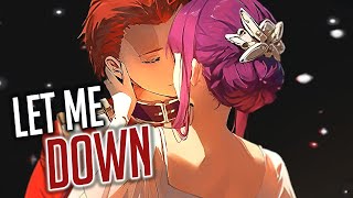 Nightcore  Dont Let Me Down Rock Version Lyrics [upl. by Naujak]