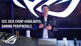 CES 2024 ROG Gaming Peripherals  Highlights [upl. by Negaet292]