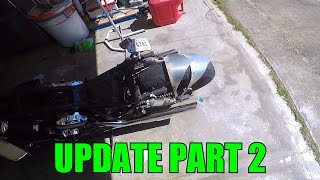 Magna Bobber Project Update  Part 2  Rear Fender Fabrication [upl. by Rico]