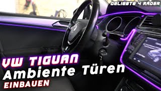 VW Tiguan 2 Ambientebeleuchtung für Türen G4R [upl. by Jazmin]