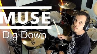 Muse  Dig Down  Drum Cover Metal Version  By Joey Drummer [upl. by Lak188]