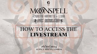 MOONSPELL  OPUS DIABOLICUM  ACESSING THE LIVE STREAM [upl. by Farah]