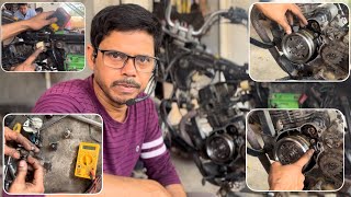 motorcycle ki ignition line kase work Karta Hai ignition line ki full details [upl. by Ahsinyar]