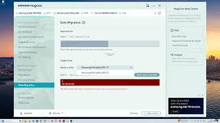 Clone the Drive  Samsung Data Migration using Samsung Magician [upl. by Gnal]