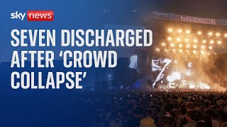 Seven people discharged from hospital after crowd surge at Boardmasters music festival [upl. by Dehlia]