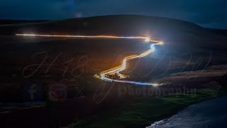 Watch As Tractors Light Up The Night During This Full Moon Illuminated Tractor Run 4K [upl. by Sedinoel345]