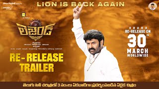 Legend ReRelease Trailer 4K  Nandamuri Balakrishna  Boyapati Srinu  DSP In Theatres March 30 [upl. by Wolff]