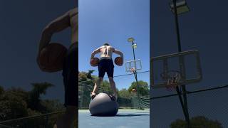 Getting up on the stability balls jumpshots splash bucketlist [upl. by Aeduj]