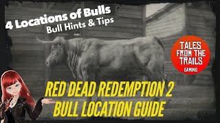 🗣Red Dead Redemption 2 Where to find Bulls  Location Guide Devon Bull Hereford Bull Angus Bull [upl. by Ayad]