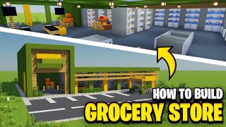 How To Build A GROCERY STORE In Minecraft [upl. by Anera889]