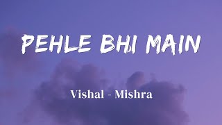 Pehle Bhi Main  Vishal Mishra  Animal  Official Audio  Lyrics Video  SF LYRICS HUB [upl. by Gnouhk]