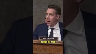 Sen Hawley Bashing Mark Zuckerberg congress news [upl. by Loram]