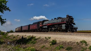 CP 2816 “The Empress” arrival into Bensenville [upl. by Narra854]