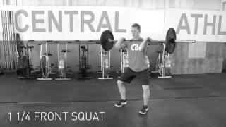 One and a Quarter Front Squat [upl. by Aniar]