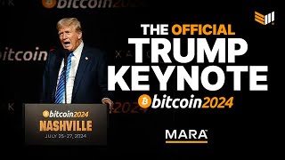 Donald Trump Bitcoin 2024 Keynote Speech [upl. by Loeb555]