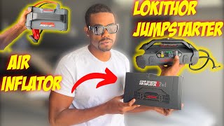 Lokithor JA301 Jumpstarter amp Air Inflator 2n1 Review [upl. by Azeria]