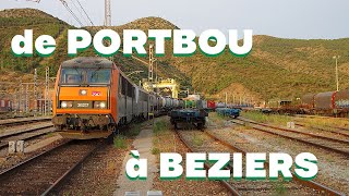 Voyage en cabine  entre mer et montagne de Portbou à Béziers [upl. by Jehius]