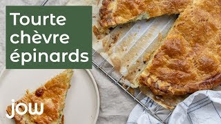 Recette de Tourte chèvre amp Epinards [upl. by Nnaecyoj]