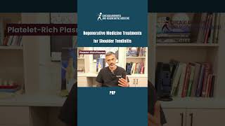 Regenerative Medicine Treatment for Shoulder Tendinitis  PlateletRich Plasma PRP [upl. by Eddie510]