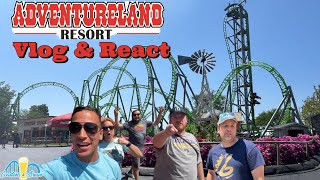 Adventureland in Iowa Vlog and Reaction 2023 [upl. by Merlin]